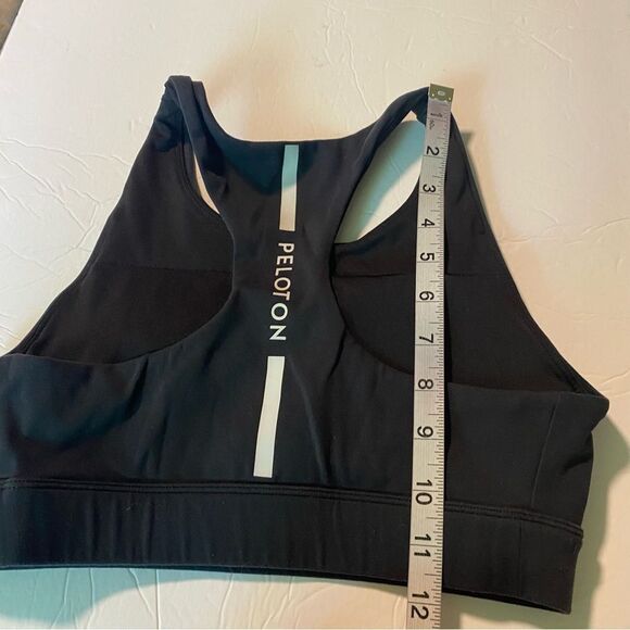 Peloton Womens Here Now High Neck Sports Bra black S - Picture 4 of 5
